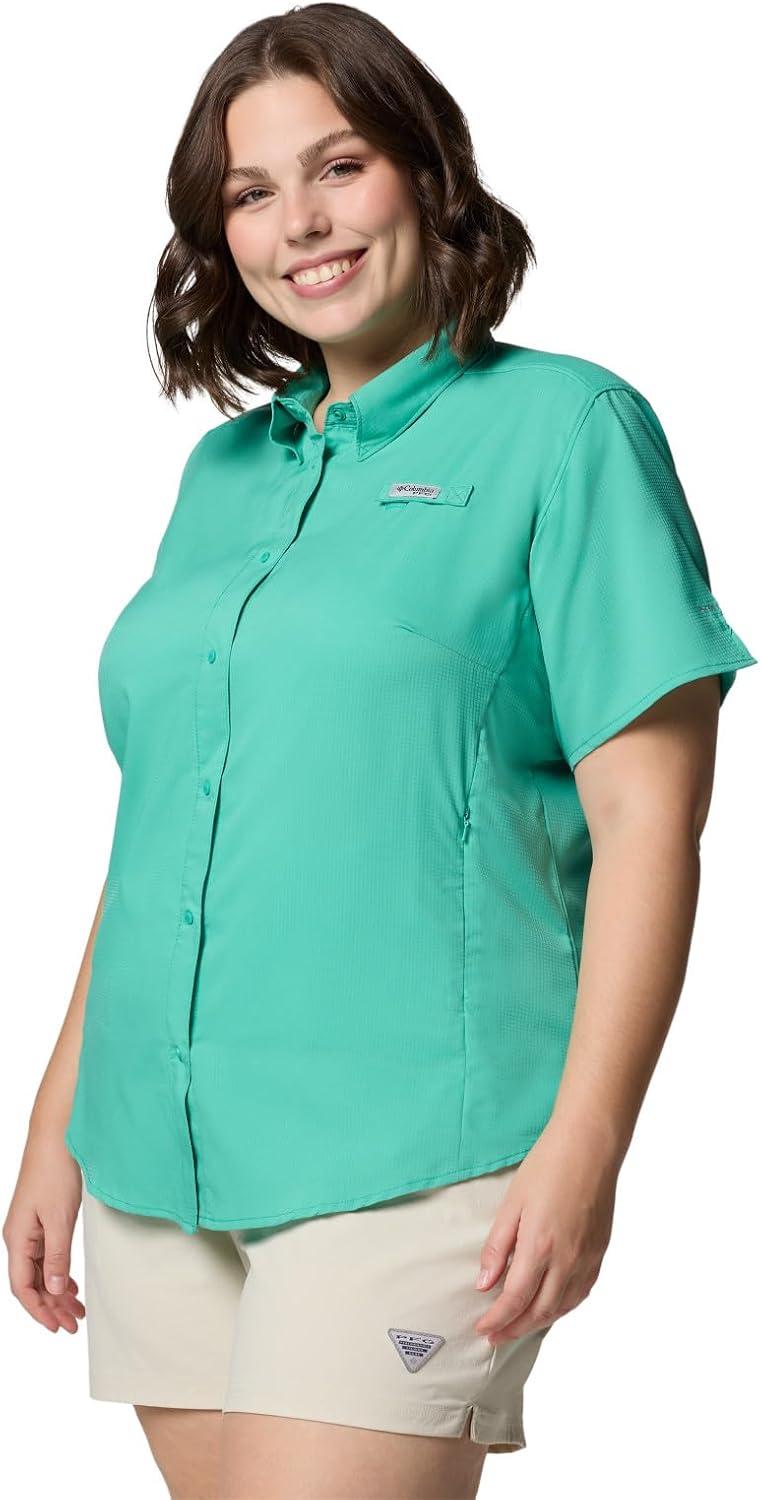 imageColumbia Womens PFG Tamiami II Short Sleeve ShirtGlaze Green