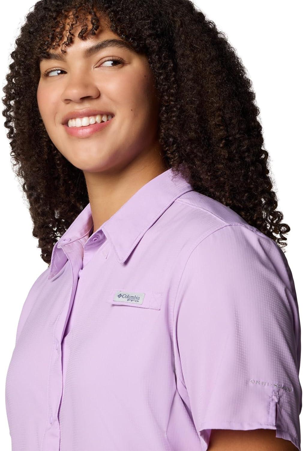 imageColumbia Womens PFG Tamiami II Short Sleeve ShirtHydrangea