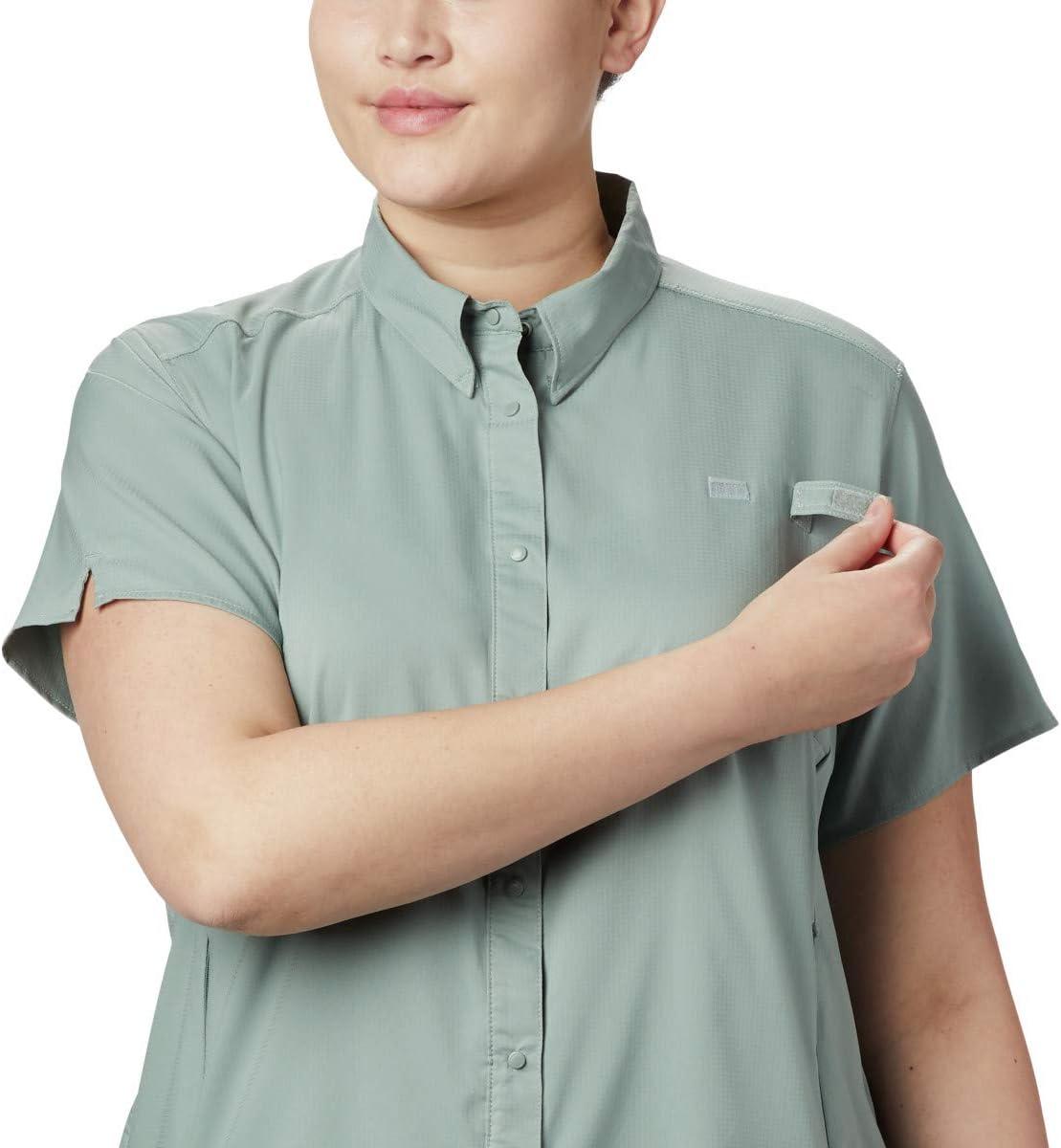 imageColumbia Womens PFG Tamiami II Short Sleeve ShirtLight Lichen