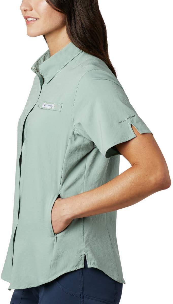 imageColumbia Womens PFG Tamiami II Short Sleeve ShirtLight Lichen