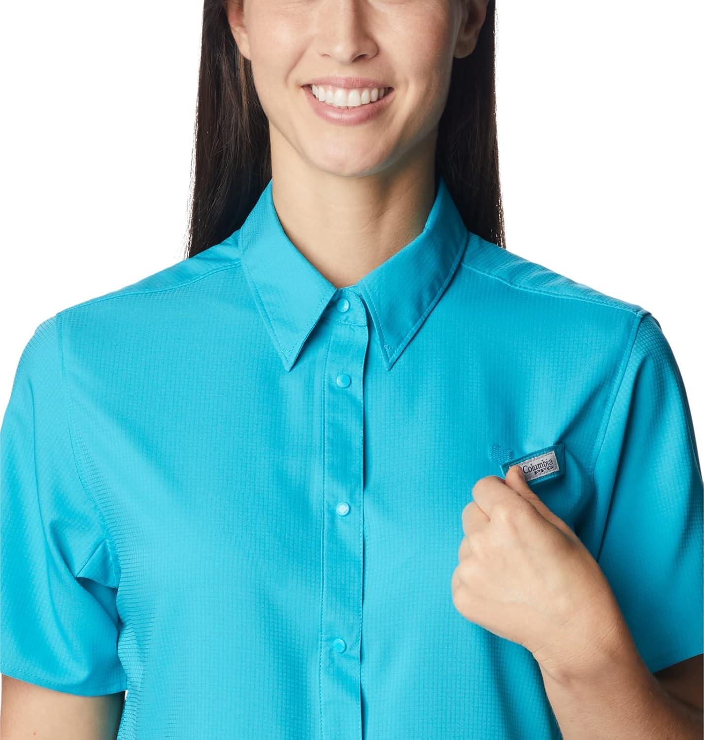 imageColumbia Womens PFG Tamiami II Short Sleeve ShirtOcean Teal