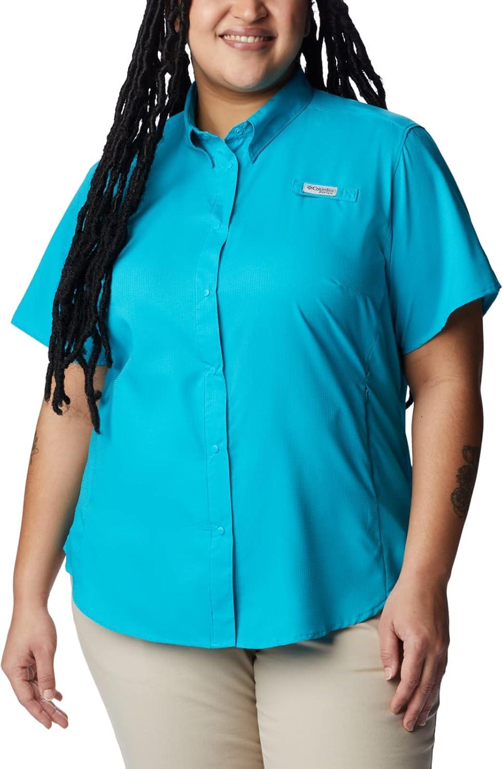 imageColumbia Womens PFG Tamiami II Short Sleeve ShirtOcean Teal