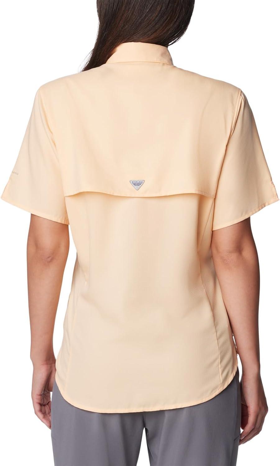imageColumbia Womens PFG Tamiami II Short Sleeve ShirtPeach Fizz