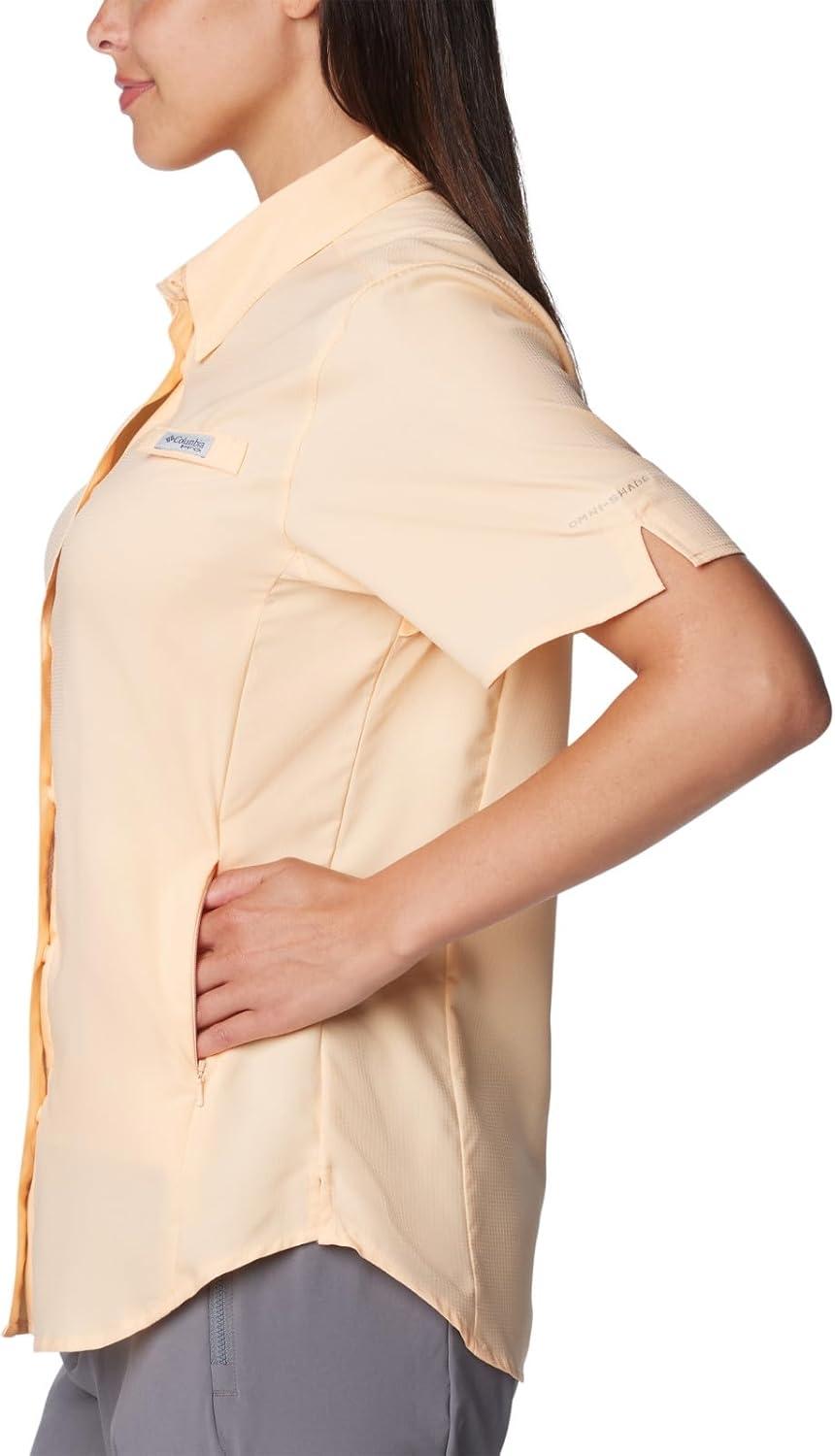imageColumbia Womens PFG Tamiami II Short Sleeve ShirtPeach Fizz
