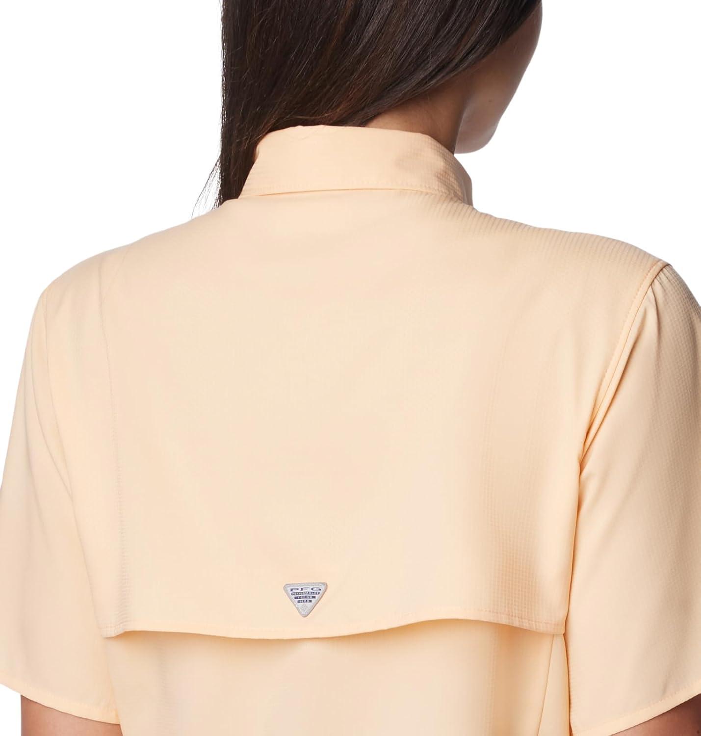 imageColumbia Womens PFG Tamiami II Short Sleeve ShirtPeach Fizz