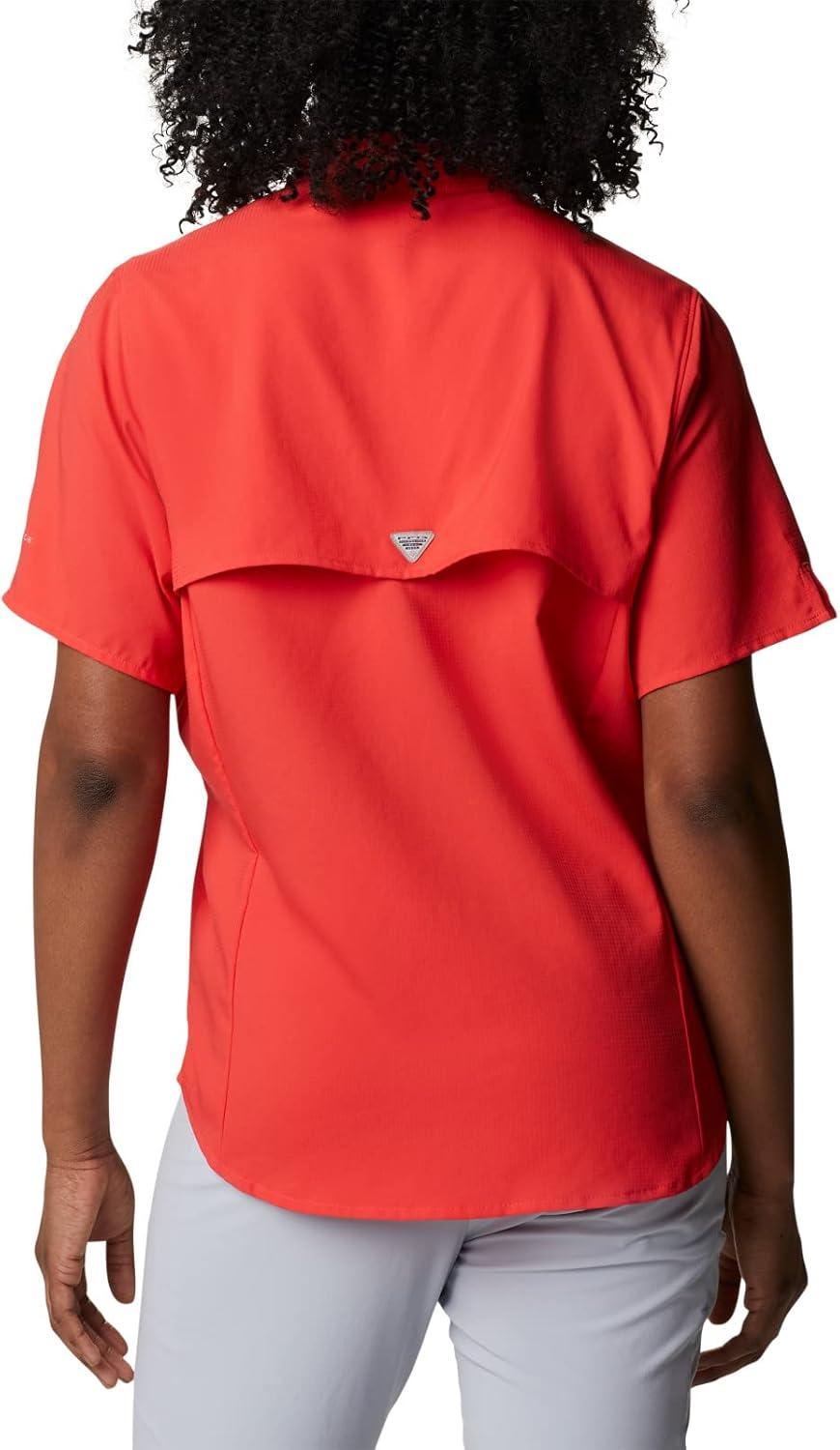 imageColumbia Womens PFG Tamiami II Short Sleeve ShirtRed Hibiscus