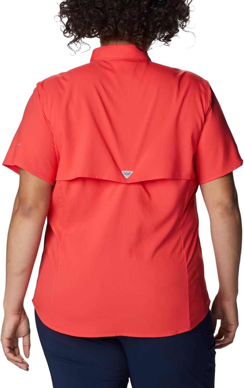 imageColumbia Womens PFG Tamiami II Short Sleeve ShirtRed Hibiscus
