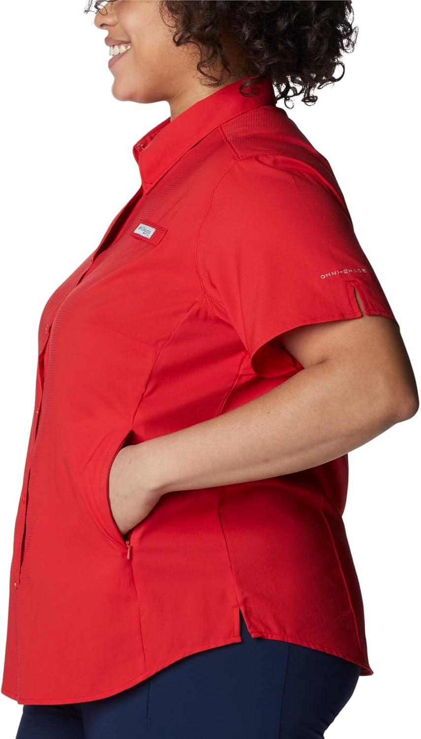 imageColumbia Womens PFG Tamiami II Short Sleeve ShirtRed Spark