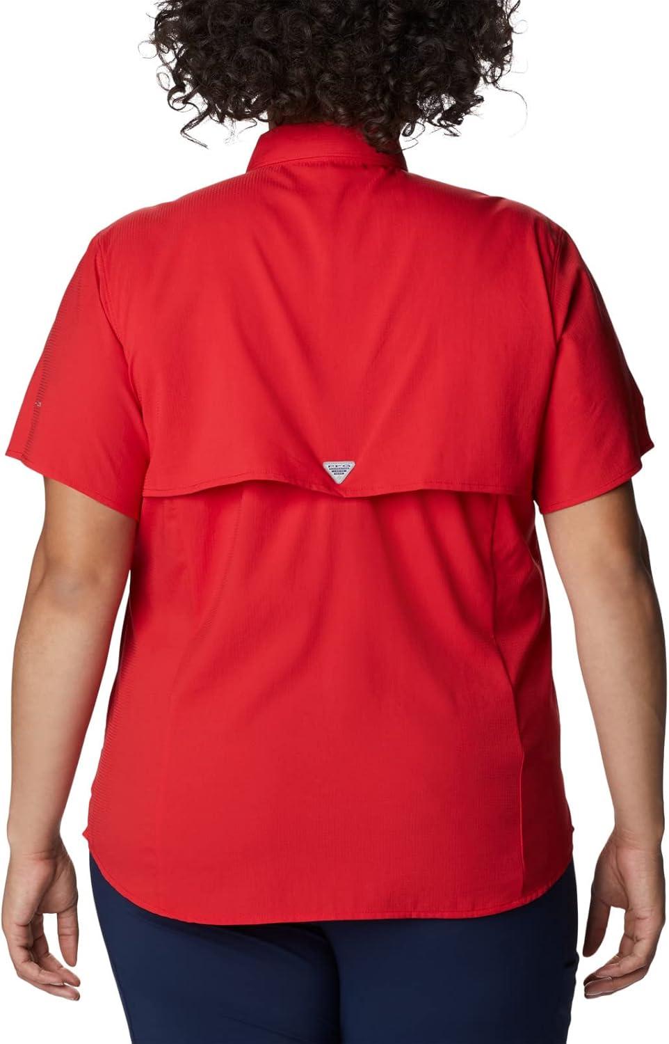 imageColumbia Womens PFG Tamiami II Short Sleeve ShirtRed Spark