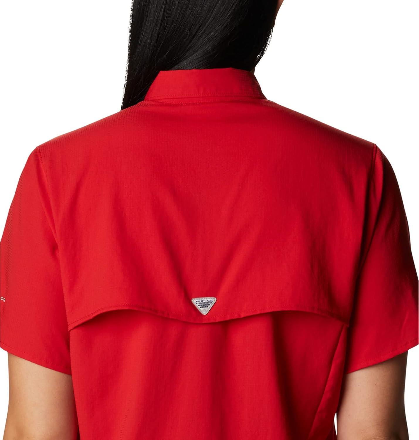imageColumbia Womens PFG Tamiami II Short Sleeve ShirtRed Spark