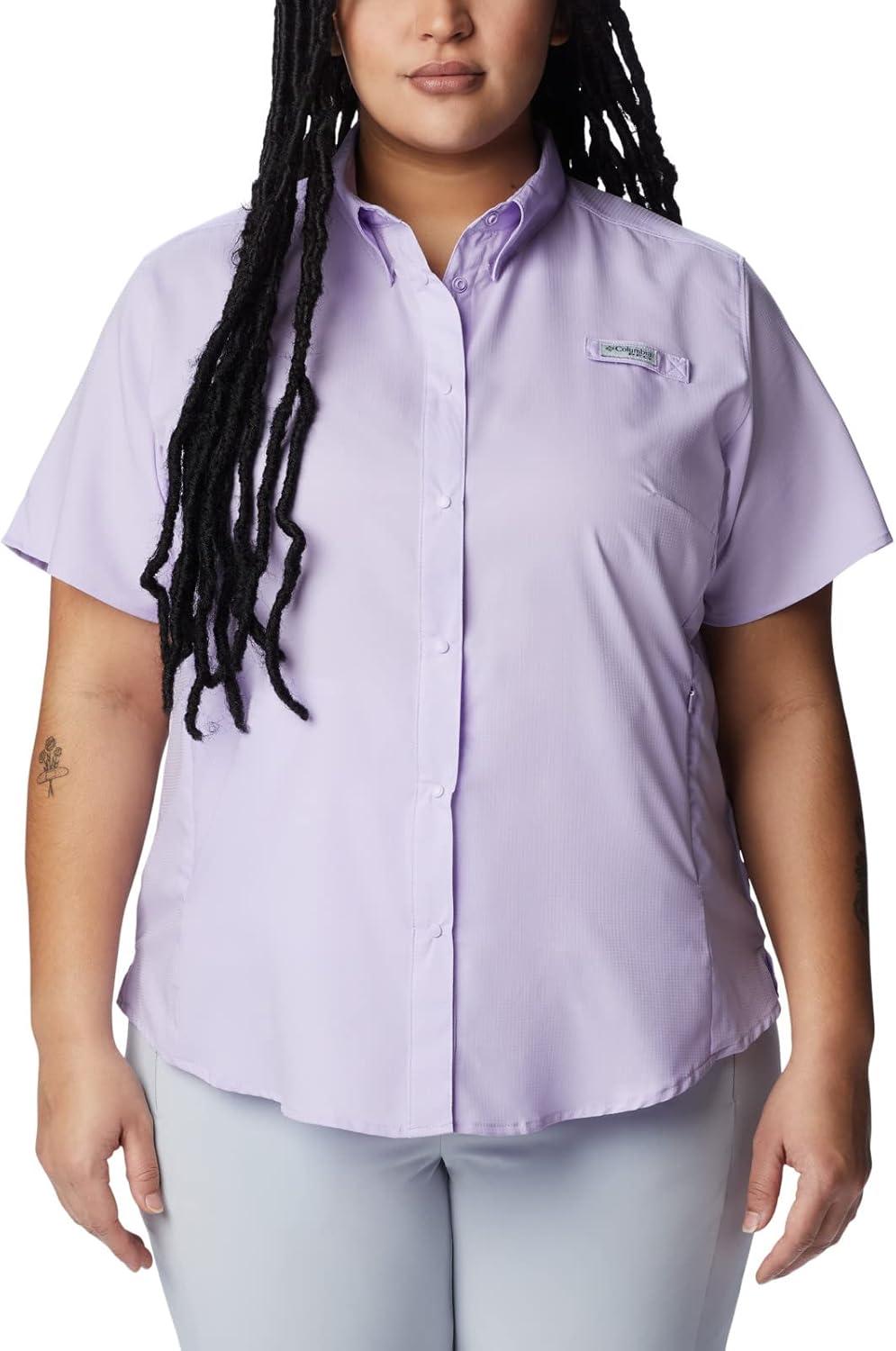 imageColumbia Womens PFG Tamiami II Short Sleeve ShirtSoft Violet