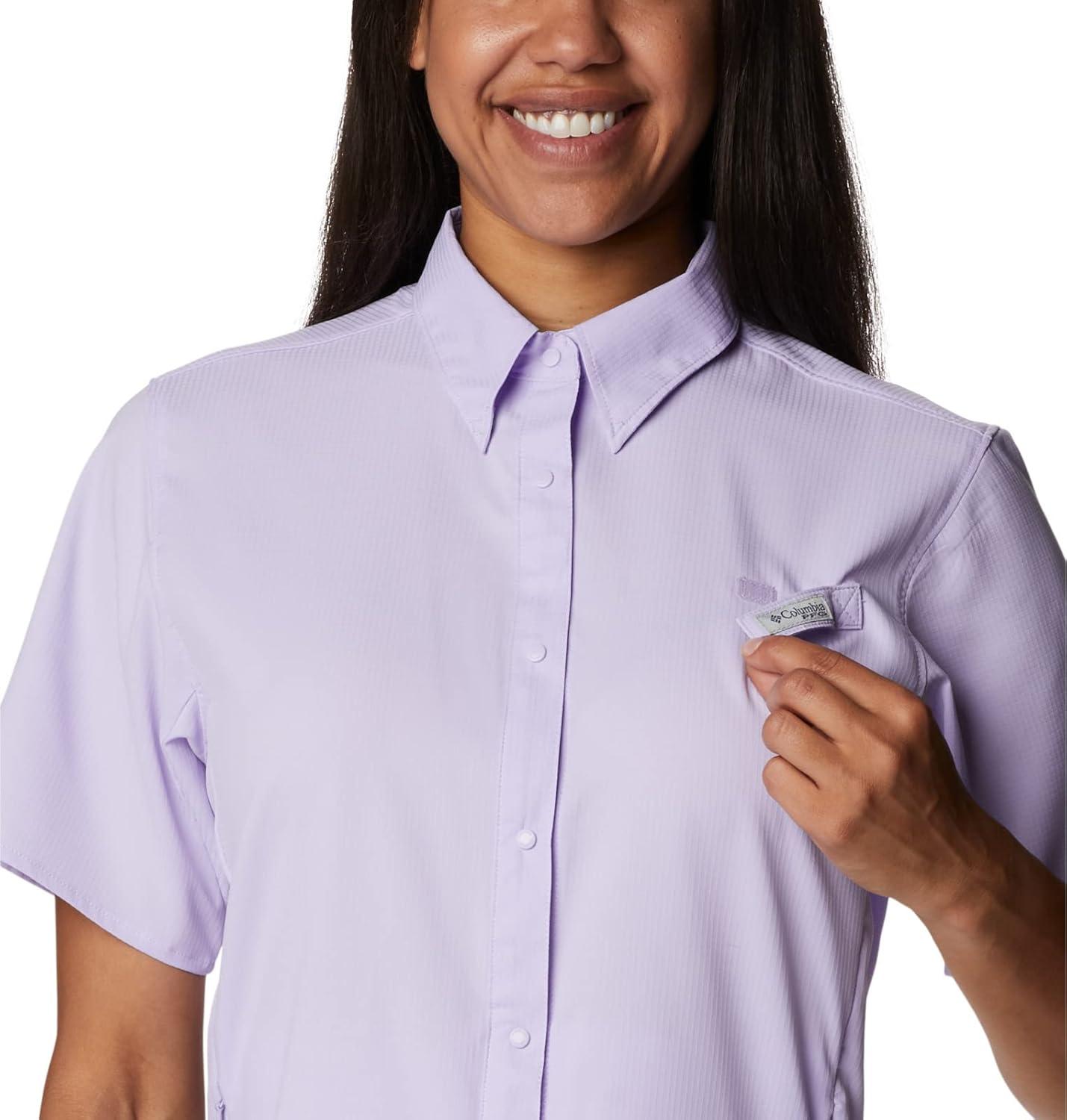 imageColumbia Womens PFG Tamiami II Short Sleeve ShirtSoft Violet