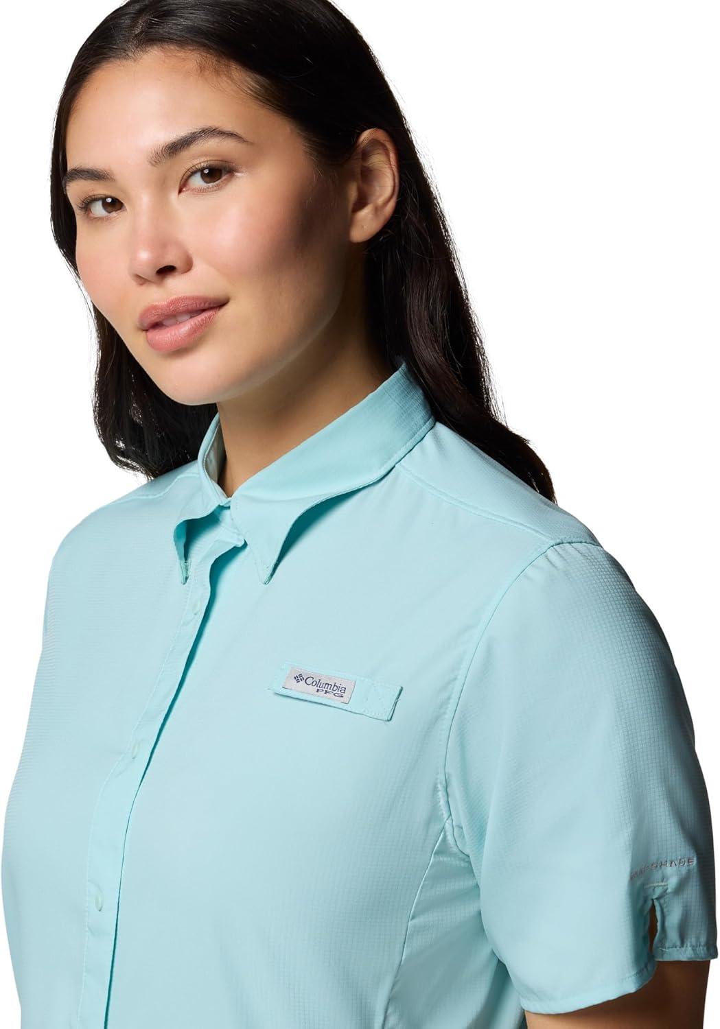 imageColumbia Womens PFG Tamiami II Short Sleeve ShirtSpray