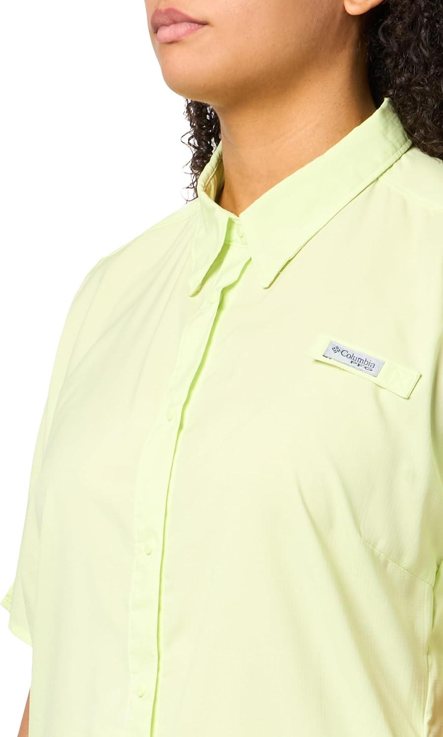 imageColumbia Womens PFG Tamiami II Short Sleeve ShirtSpring Yellow