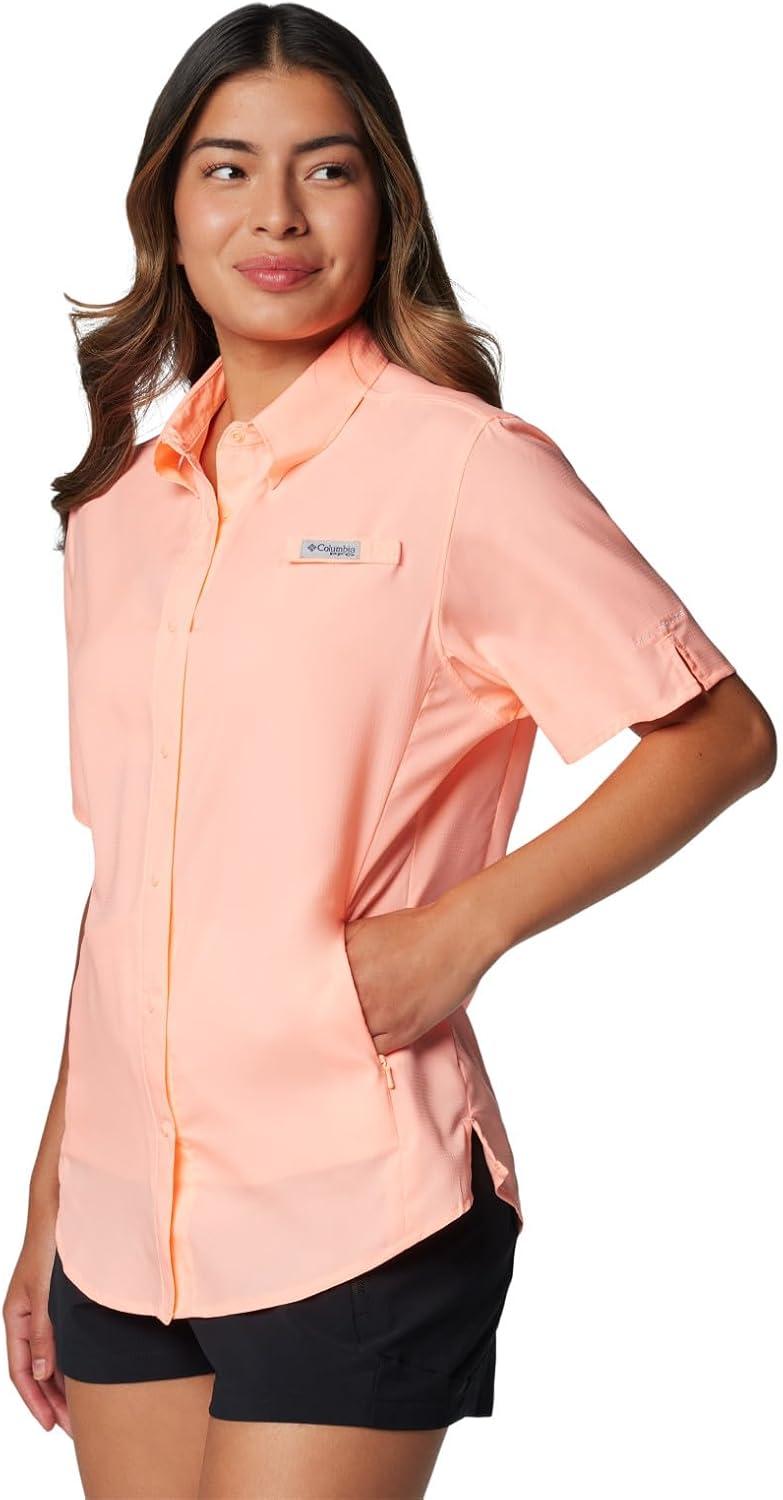 imageColumbia Womens PFG Tamiami II Short Sleeve ShirtTiki Pink