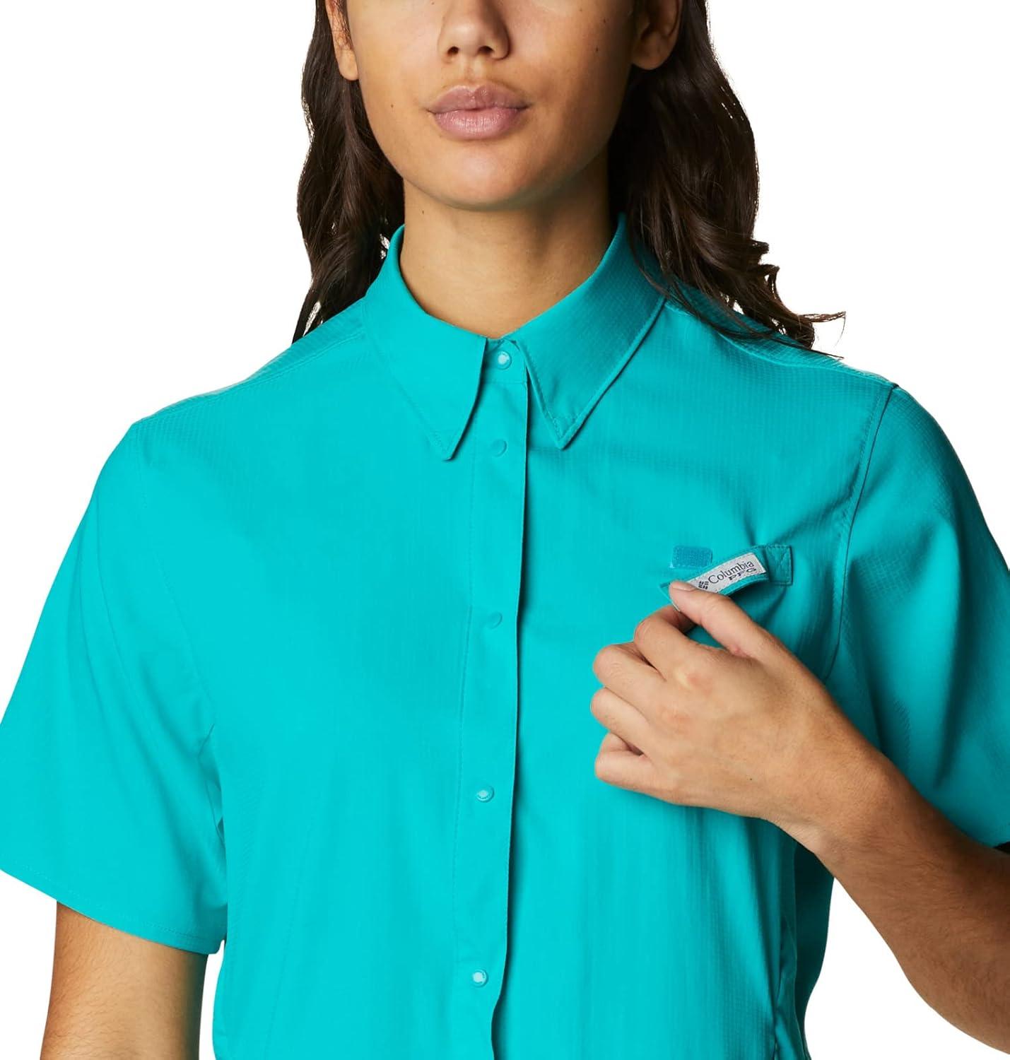 imageColumbia Womens PFG Tamiami II Short Sleeve ShirtTropic Water