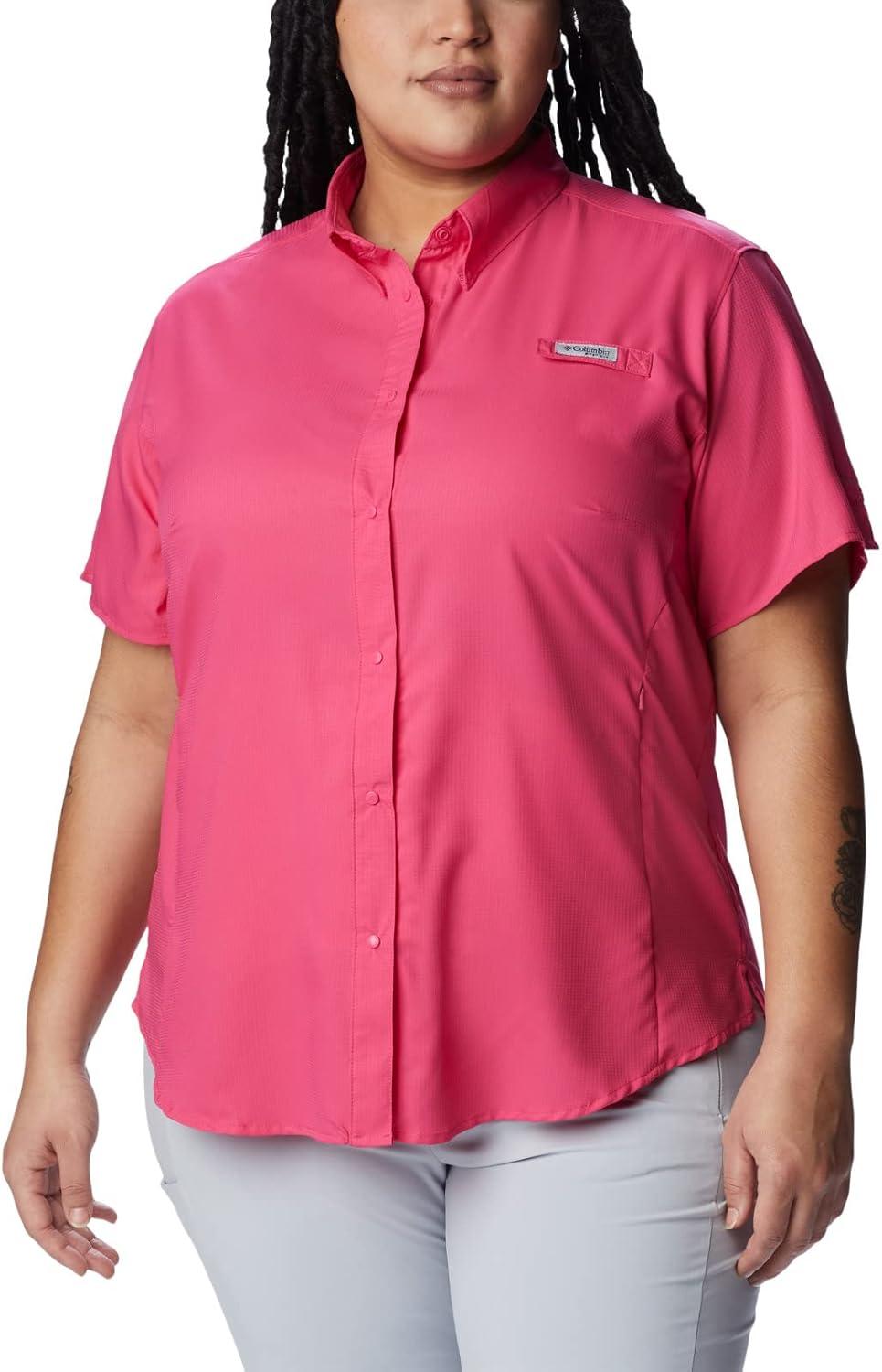 imageColumbia Womens PFG Tamiami II Short Sleeve ShirtUltra Pink