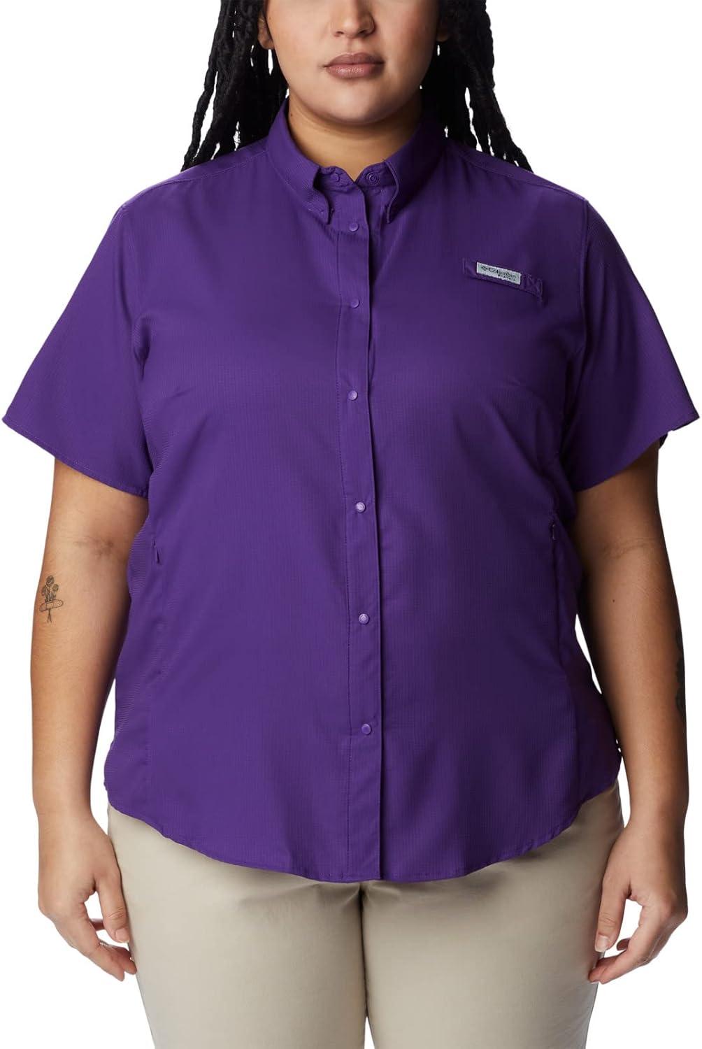 imageColumbia Womens PFG Tamiami II Short Sleeve ShirtVivid Purple