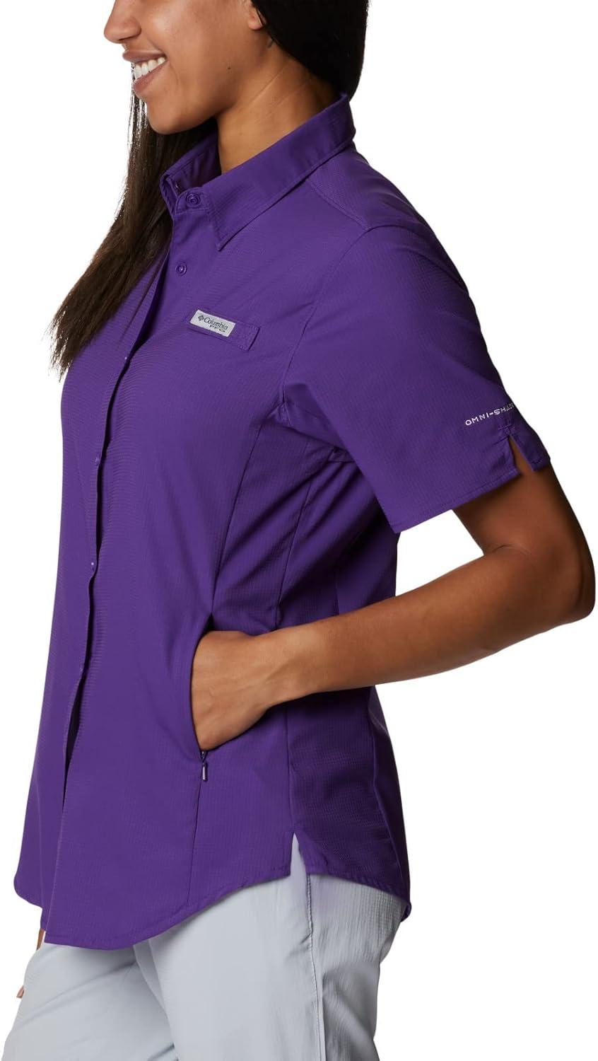 imageColumbia Womens PFG Tamiami II Short Sleeve ShirtVivid Purple