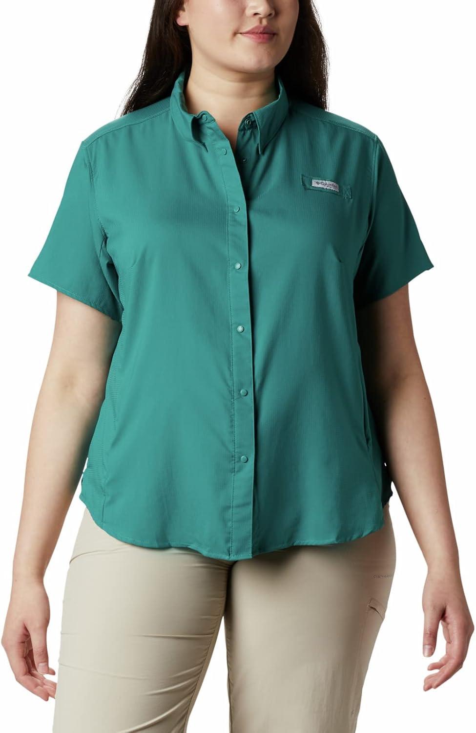 imageColumbia Womens PFG Tamiami II Short Sleeve ShirtWaterfall