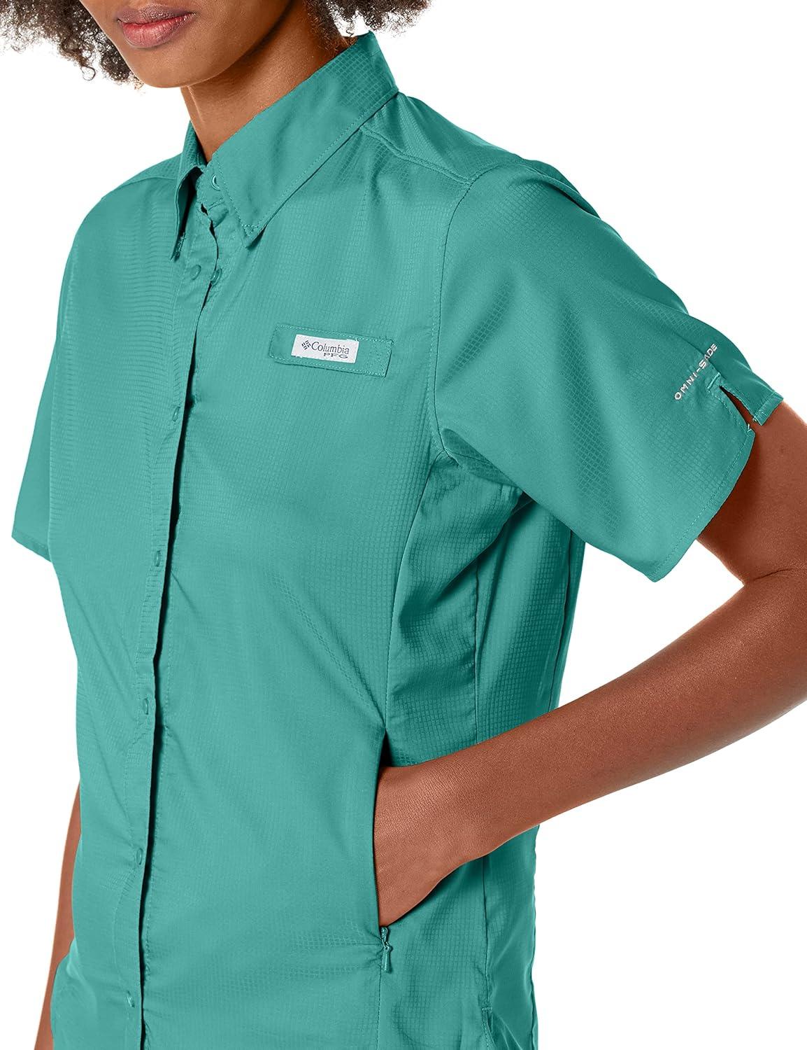 imageColumbia Womens PFG Tamiami II Short Sleeve ShirtWaterfall
