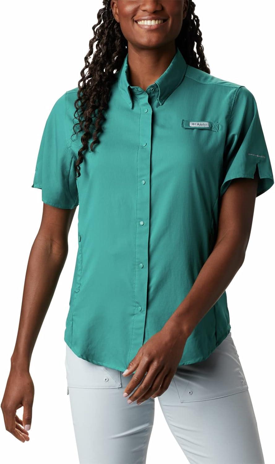 imageColumbia Womens PFG Tamiami II Short Sleeve ShirtWaterfall
