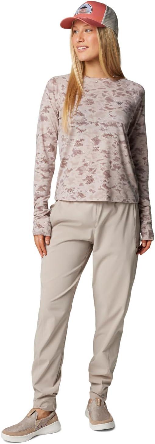 imageColumbia Womens PFG Uncharted Knit Long SleeveCrushed Clay Uncharted Waters