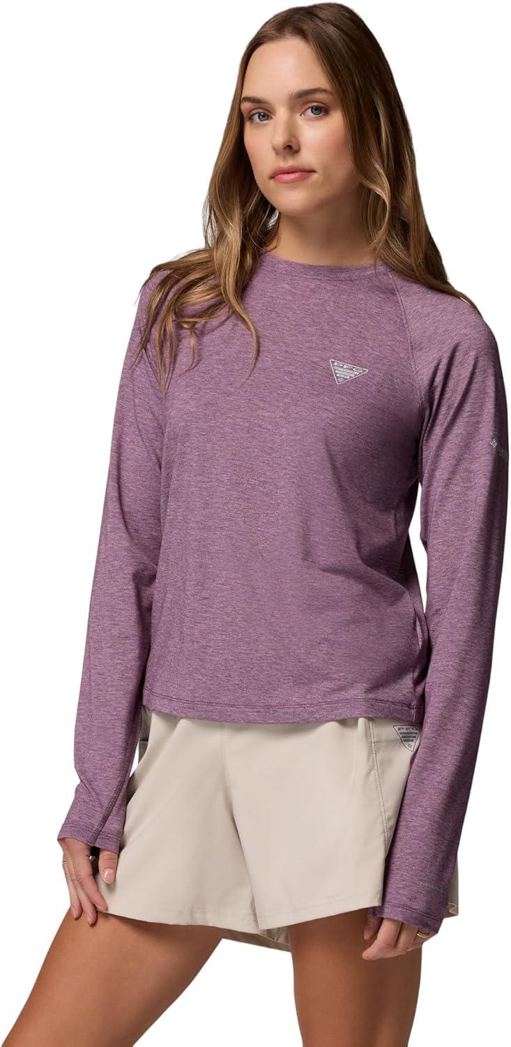 imageColumbia Womens PFG Uncharted Knit Long SleeveDusty Purple Heather