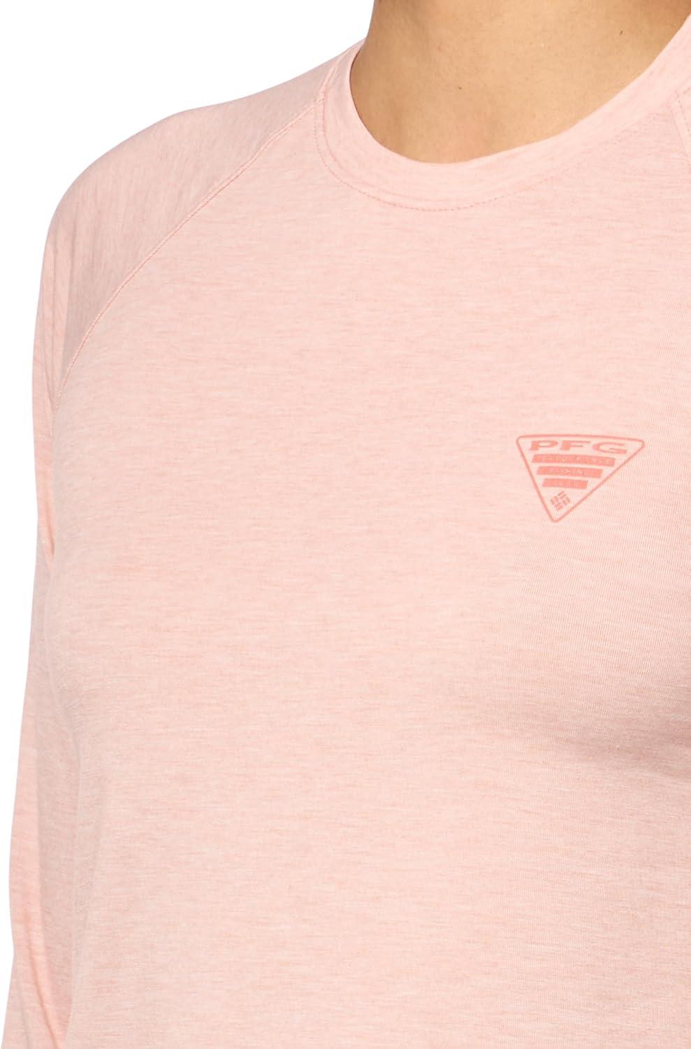 imageColumbia Womens PFG Uncharted Knit Long SleeveFaux Pink Heather 2024