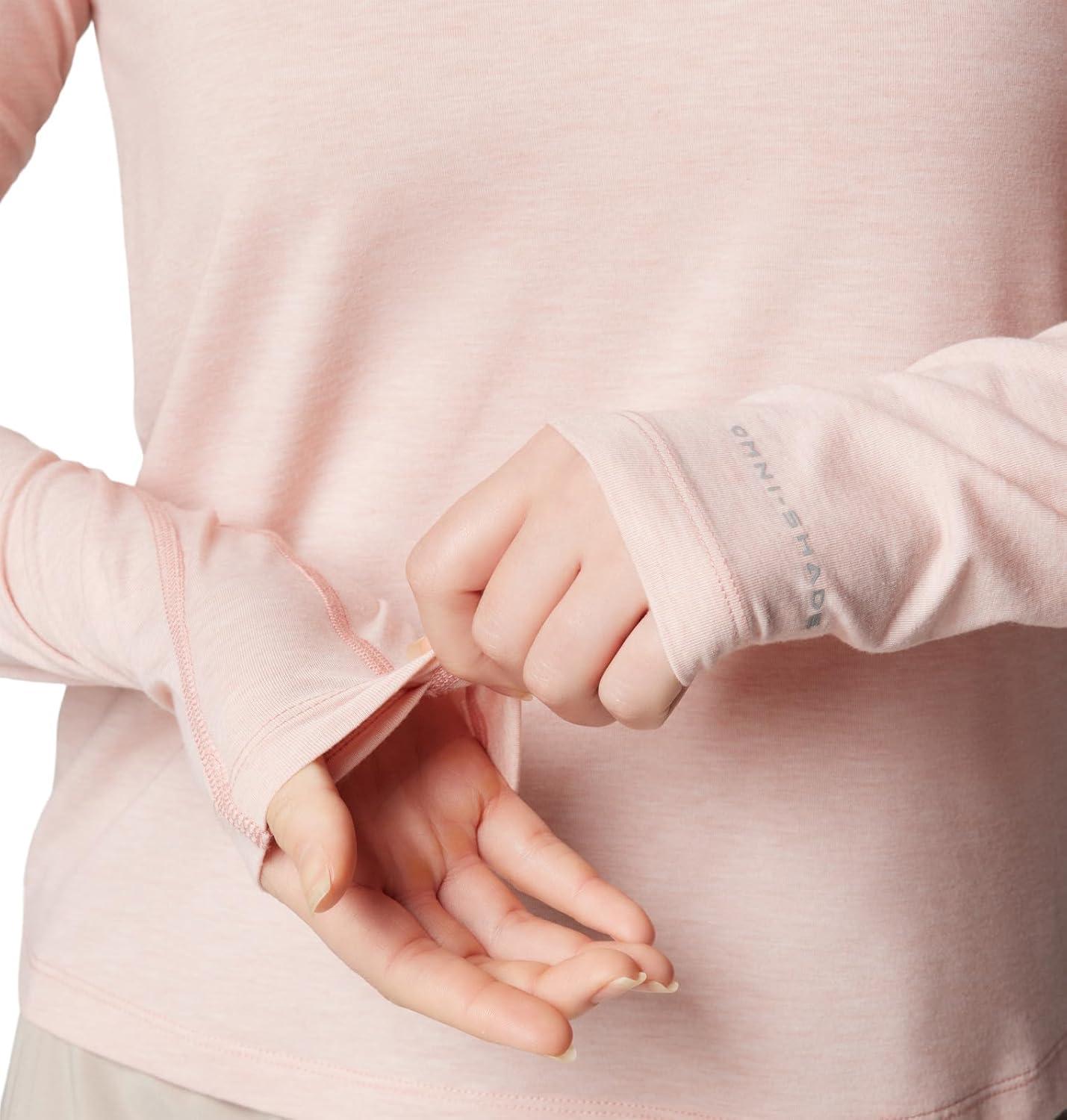 imageColumbia Womens PFG Uncharted Knit Long SleeveFaux Pink Heather