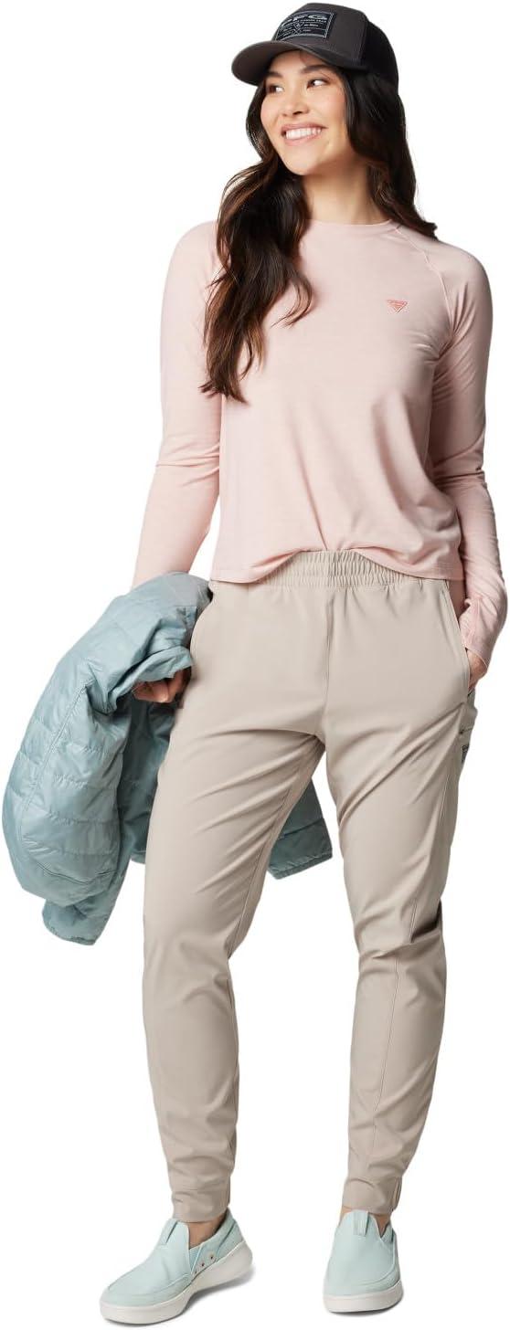 imageColumbia Womens PFG Uncharted Knit Long SleeveFaux Pink Heather