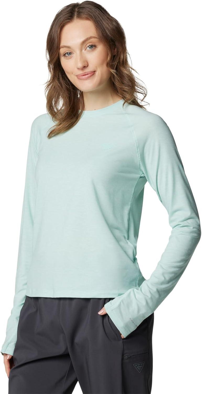 imageColumbia Womens PFG Uncharted Knit Long SleeveIcy Morn Heather