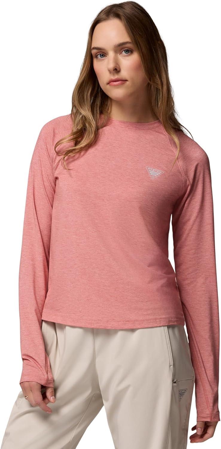 imageColumbia Womens PFG Uncharted Knit Long SleeveRosewood Heather
