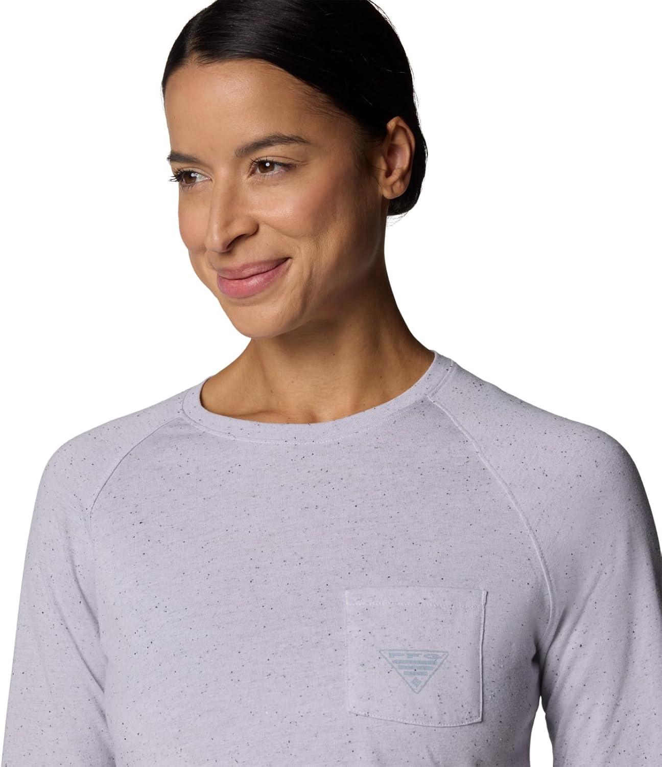 imageColumbia Womens PFG Uncharted Neps Long SleeveLavender Pearl