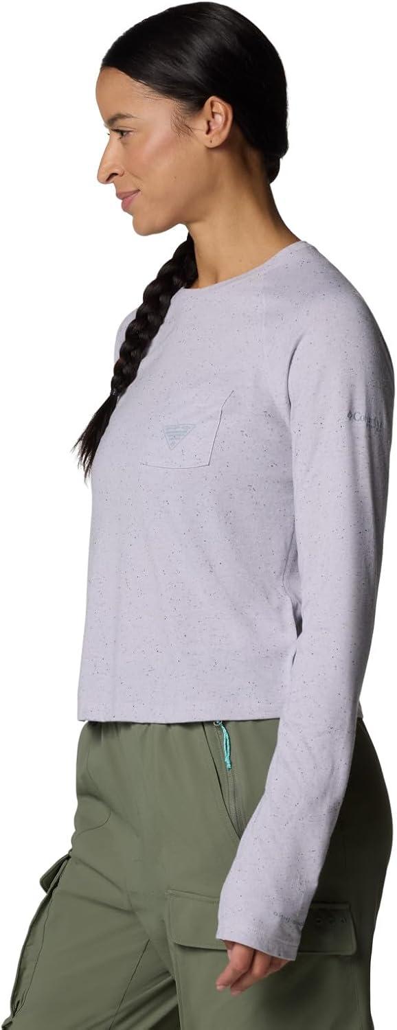 imageColumbia Womens PFG Uncharted Neps Long SleeveLavender Pearl