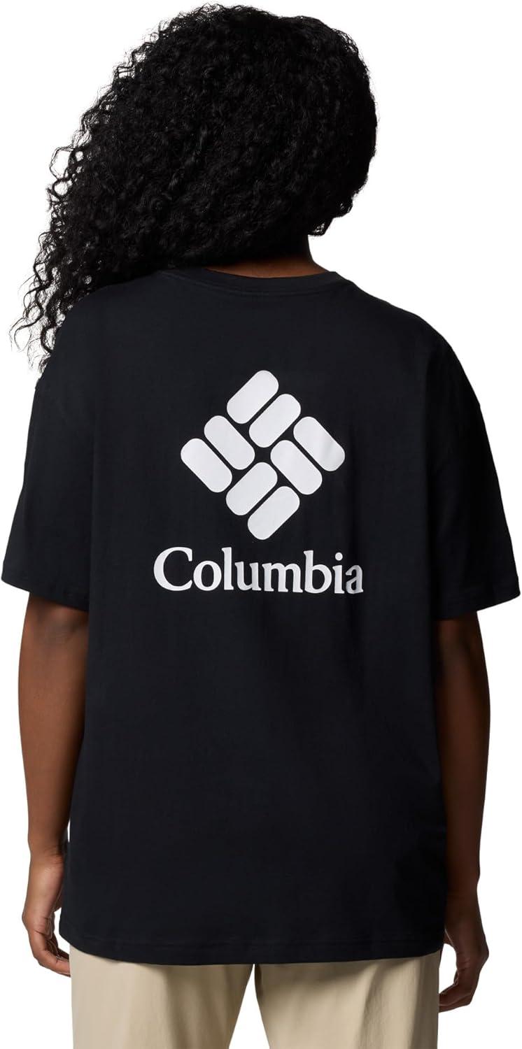 imageColumbia Womens Rolling Bend Graphic Oversized TeeBlackCsc Stacked Gem