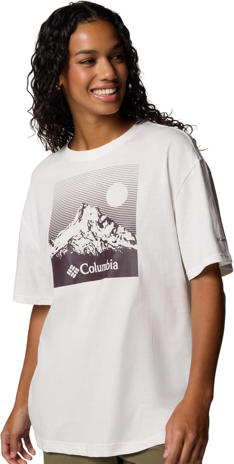 imageColumbia Womens Rolling Bend Graphic Oversized TeeSea SaltLinear View