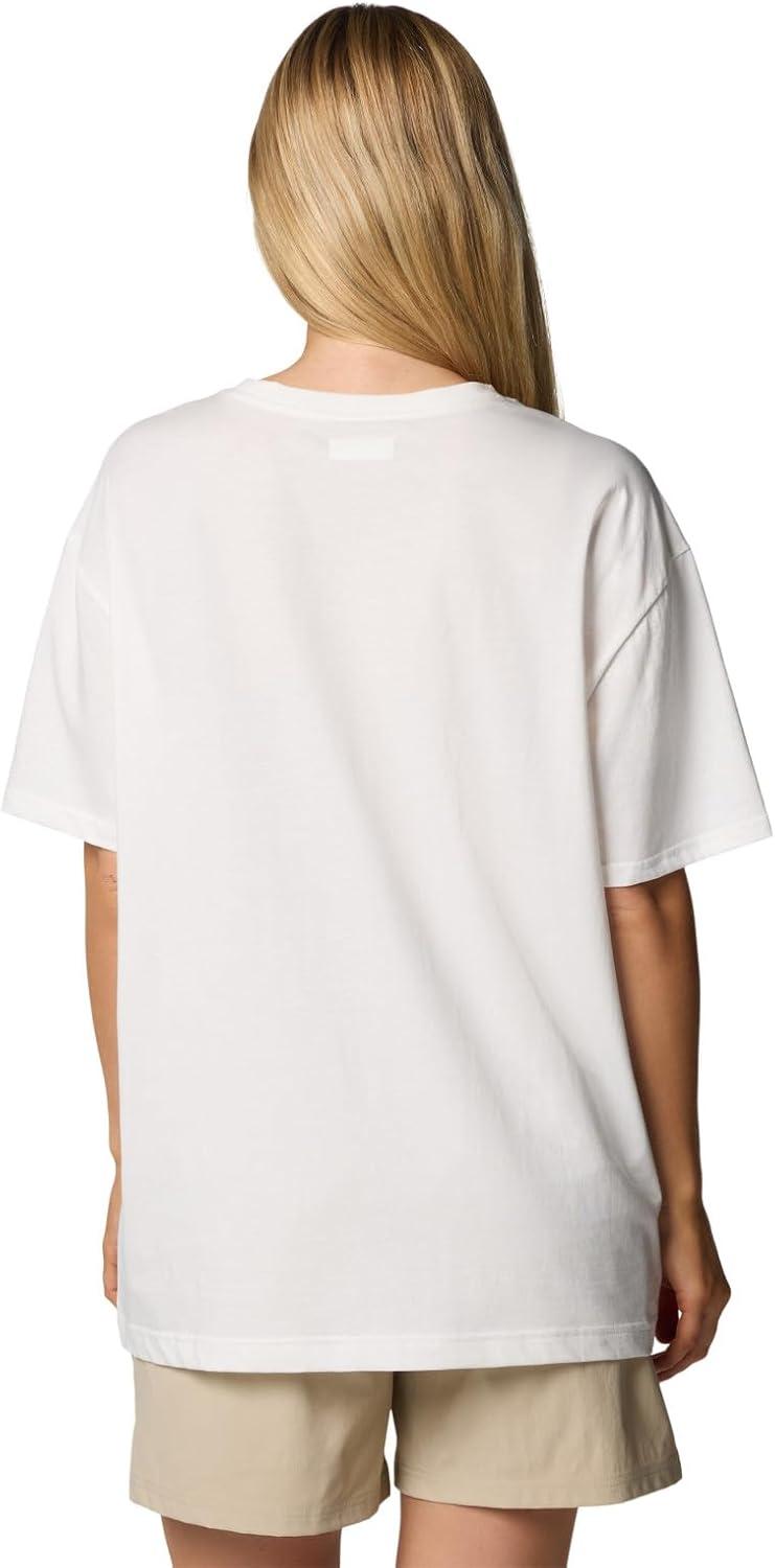 imageColumbia Womens Rolling Bend Graphic Oversized TeeSea SaltTrailscape