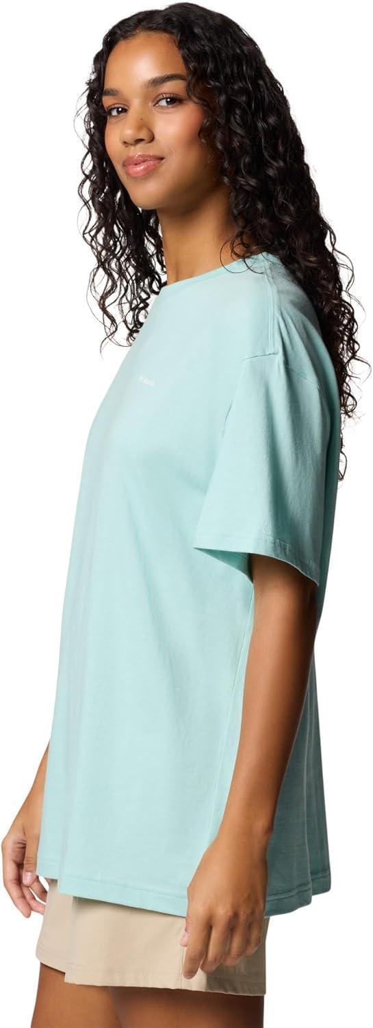 imageColumbia Womens Rolling Bend Graphic Oversized TeeSprayCsc Stacked Gem