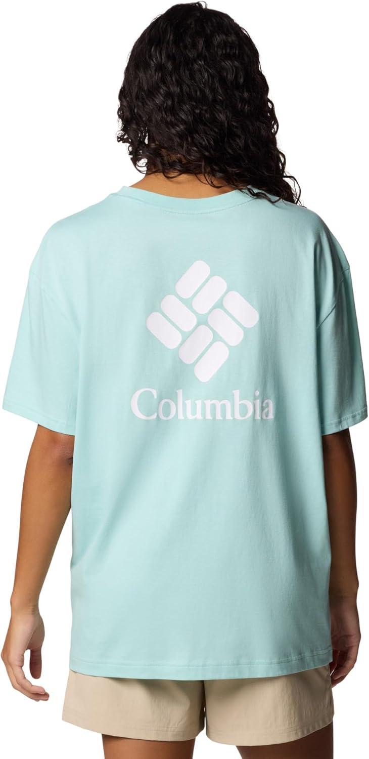 imageColumbia Womens Rolling Bend Graphic Oversized TeeSprayCsc Stacked Gem