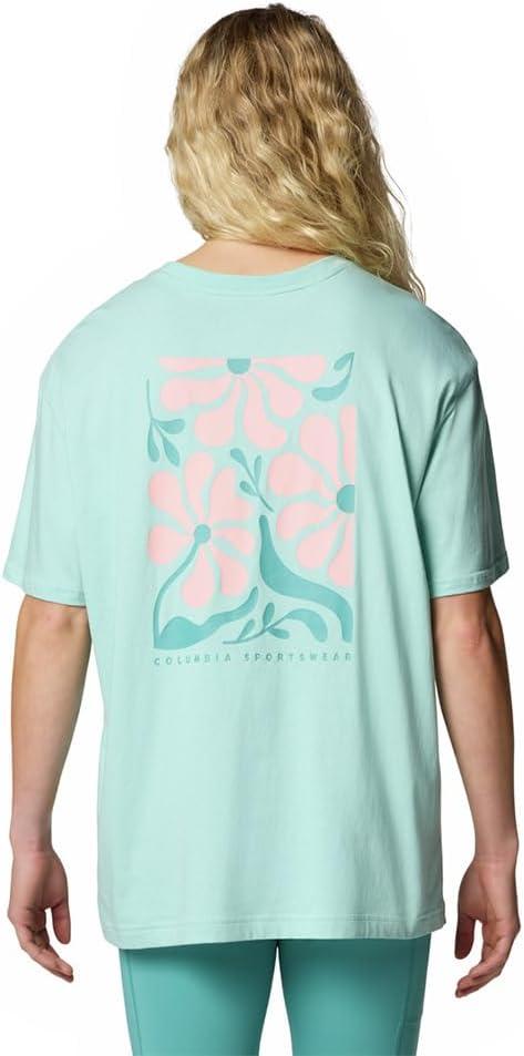imageColumbia Womens Rolling Bend Graphic Oversized TeeSprayFloral Fun