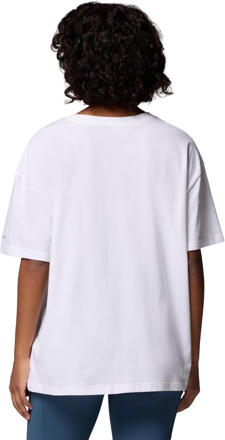 imageColumbia Womens Rolling Bend Graphic Oversized TeeWhiteFirst on Trail