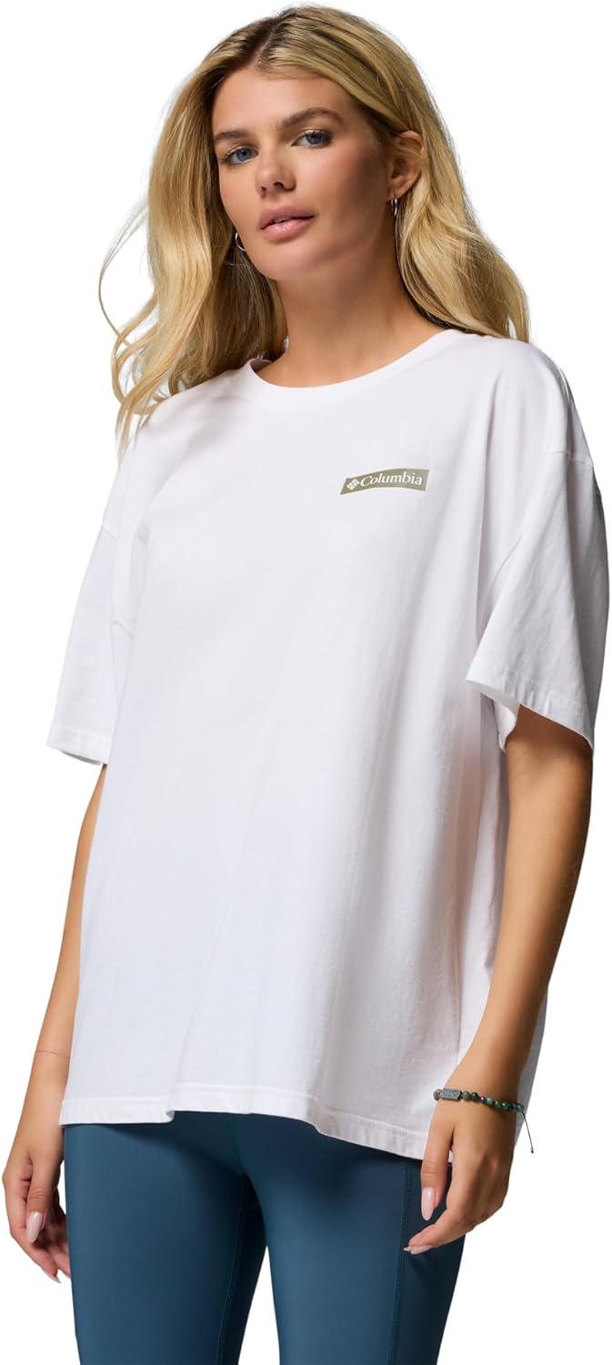 imageColumbia Womens Rolling Bend Graphic Oversized TeeWhiteMountainview