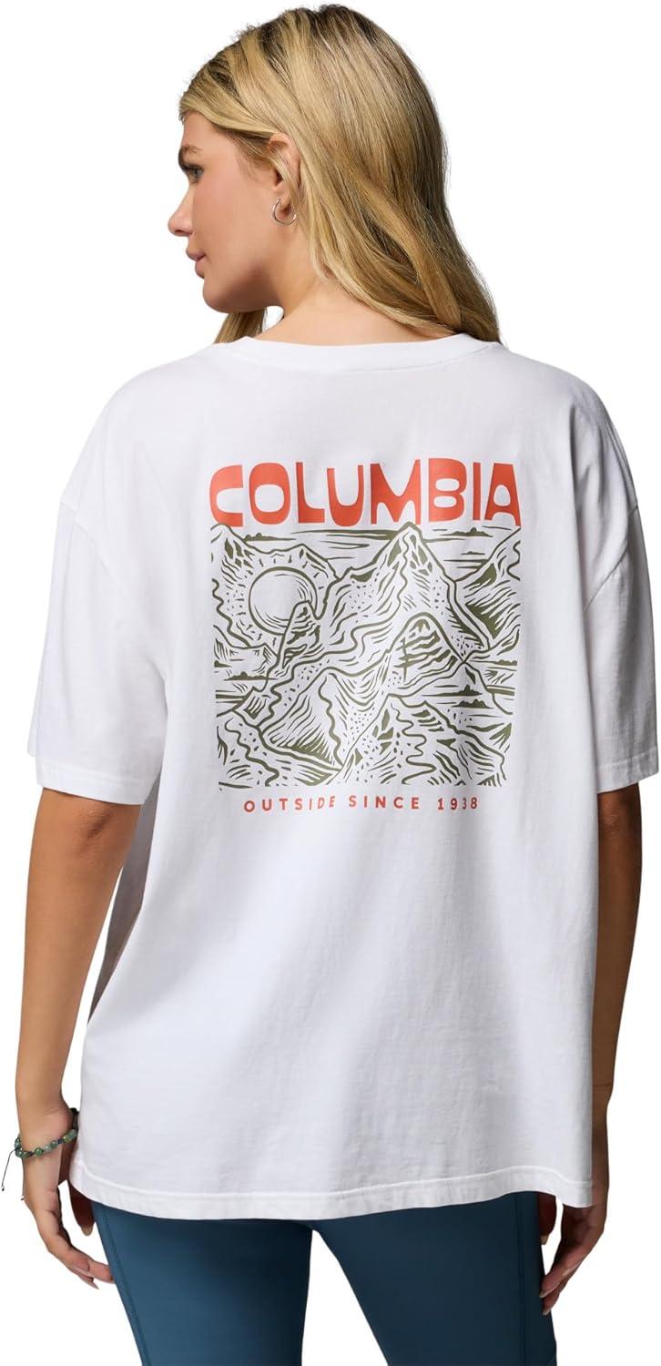imageColumbia Womens Rolling Bend Graphic Oversized TeeWhiteMountainview