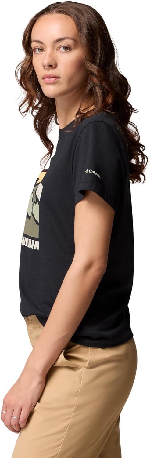 imageColumbia Womens Ruby Springs Graphic Fitted Short SleeveBlackGet Hiked
