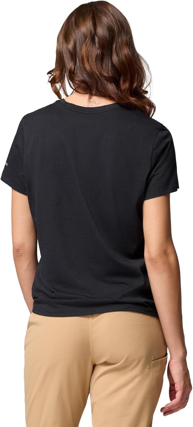 imageColumbia Womens Ruby Springs Graphic Fitted Short SleeveBlackGet Hiked