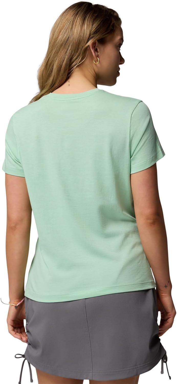 imageColumbia Womens Ruby Springs Graphic Fitted Short SleeveNew MintGet Hiked
