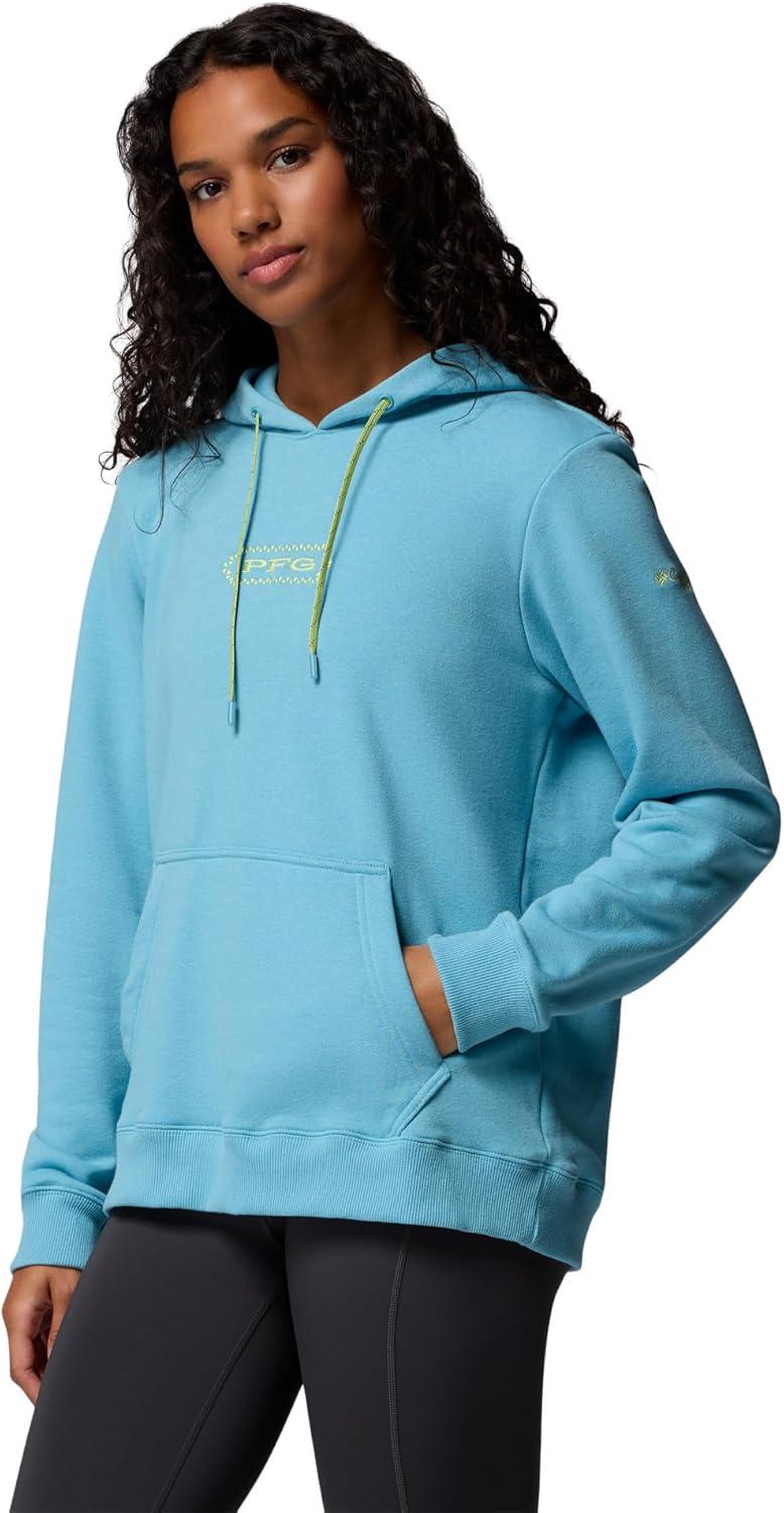 imageColumbia Womens Sunrise Basin Fleece Pullover HoodieVintage Blue
