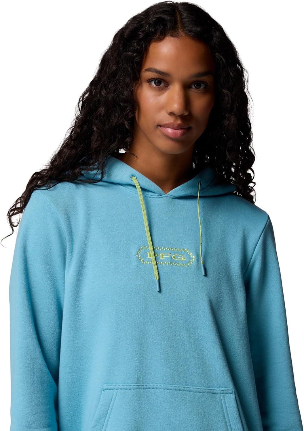 imageColumbia Womens Sunrise Basin Fleece Pullover HoodieVintage Blue