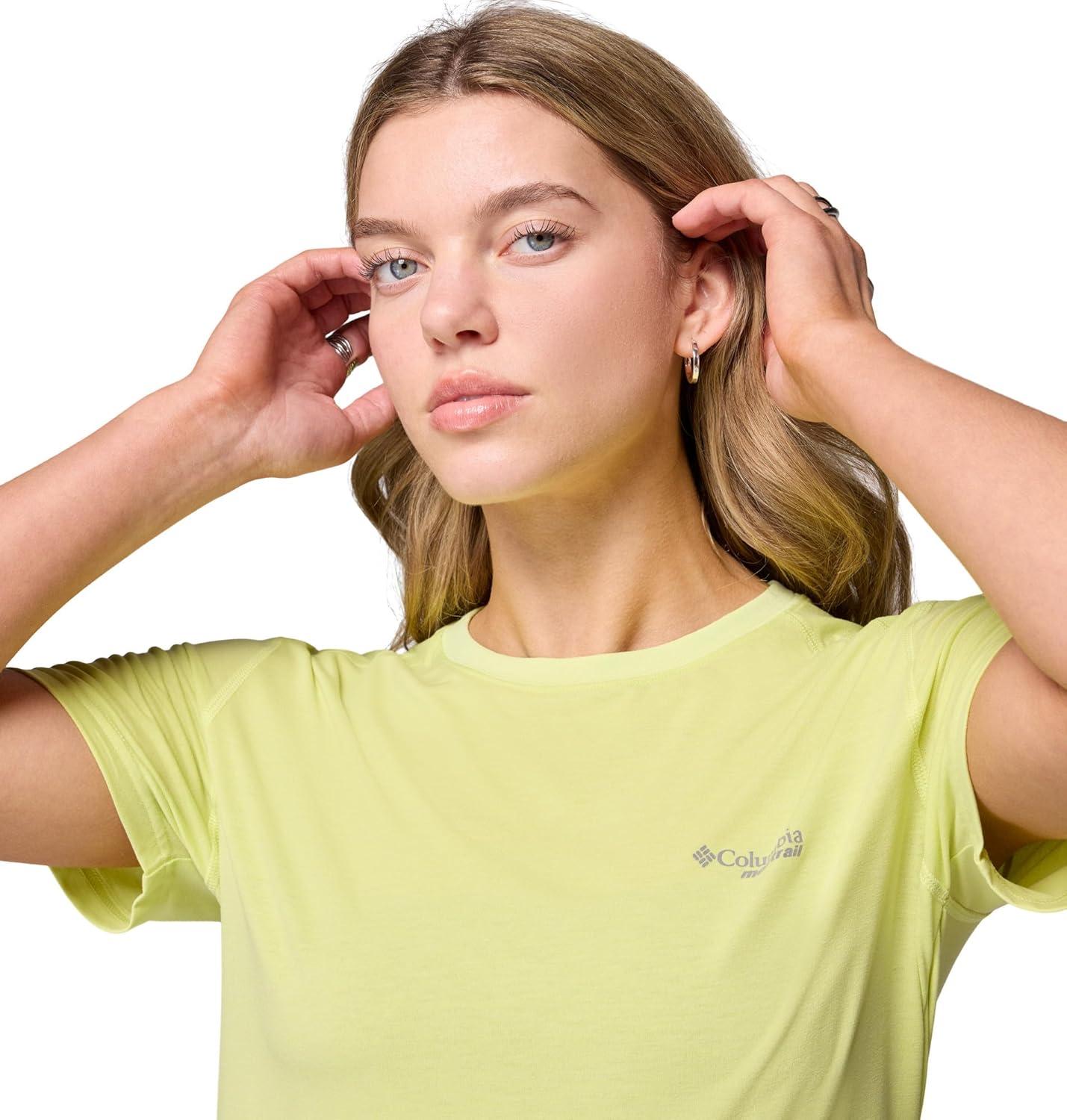 imageColumbia Womens W Endless Trail Running Tech TeeNeon Light